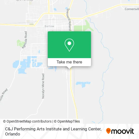C&J Performing Arts Institute and Learning Center map