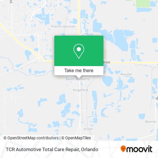 Mapa de TCR Automotive Total Care Repair