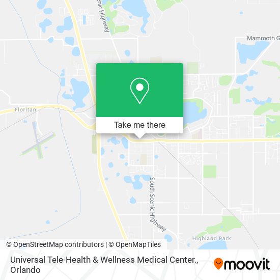 Universal Tele-Health & Wellness Medical Center. map