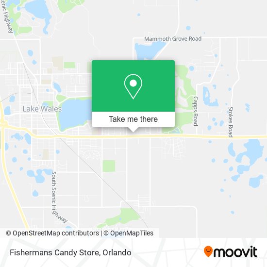 Fishermans Candy Store map
