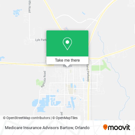 Mapa de Medicare Insurance Advisors Bartow