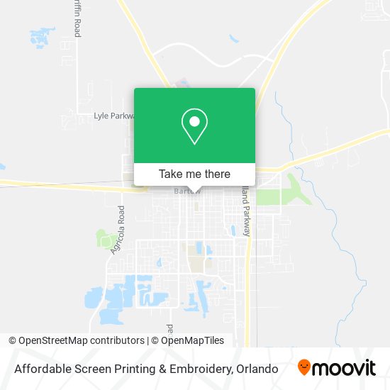 Affordable Screen Printing & Embroidery map