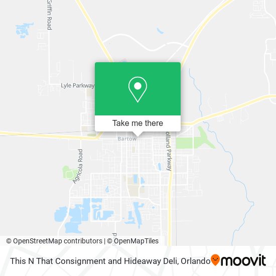 This N That Consignment and Hideaway Deli map