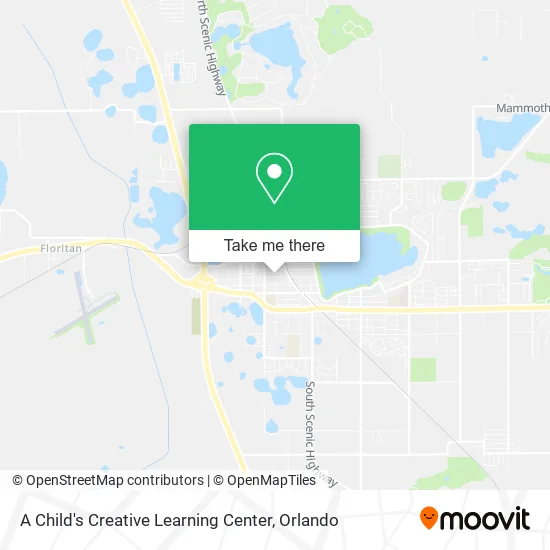 A Child's Creative Learning Center map