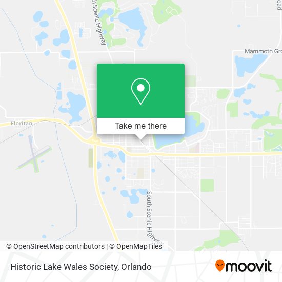 Historic Lake Wales Society map