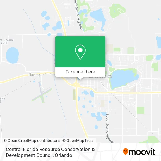 Central Florida Resource Conservation & Development Council map