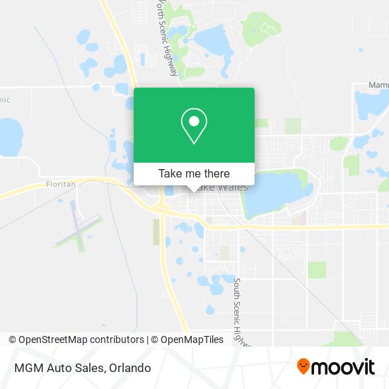 MGM Auto Sales map