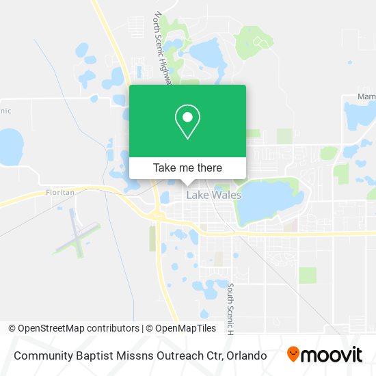 Community Baptist Missns Outreach Ctr map