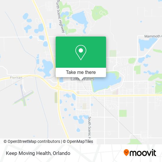 Keep Moving Health map