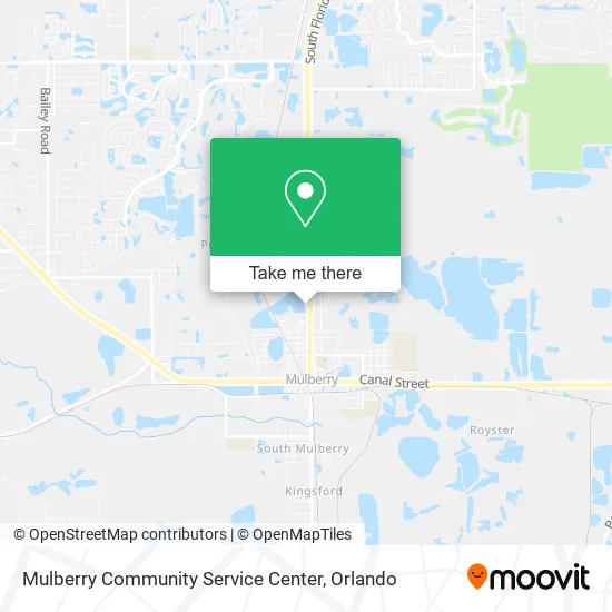 Mulberry Community Service Center map