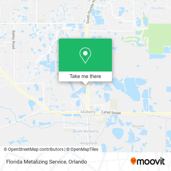 Florida Metalizing Service map