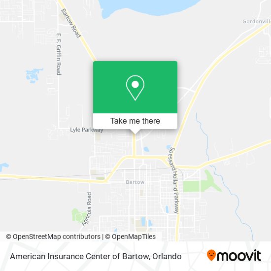 American Insurance Center of Bartow map