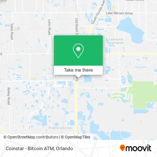 Coinstar - Bitcoin ATM map