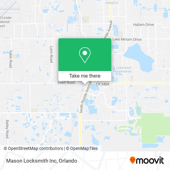 Mason Locksmith Inc map