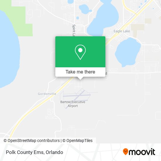Mapa de Polk County Ems