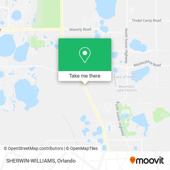 Mapa de SHERWIN-WILLIAMS