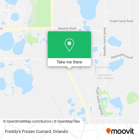 Freddy's Frozen Custard map
