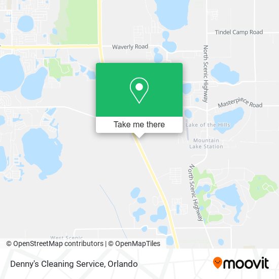 Denny's Cleaning Service map