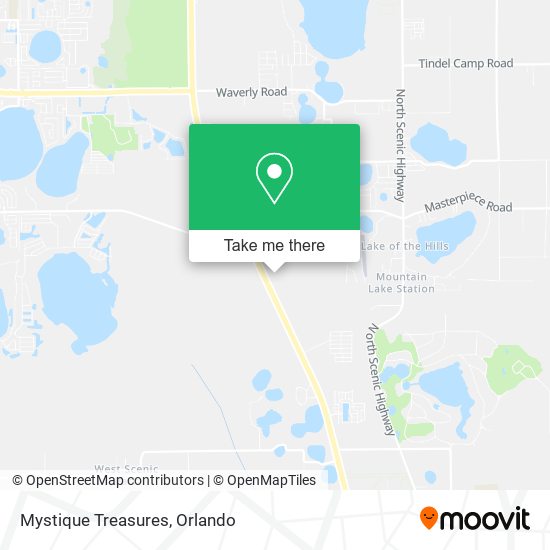 Mystique Treasures map