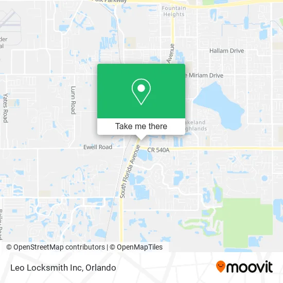Leo Locksmith Inc map