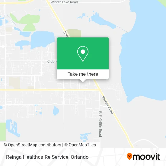 Reinga Healthca Re Service map