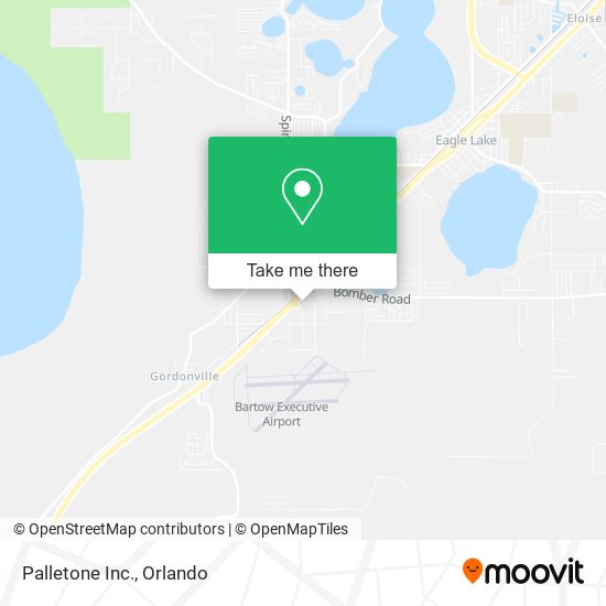 Mapa de Palletone Inc.