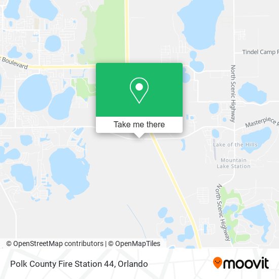 Mapa de Polk County Fire Station 44