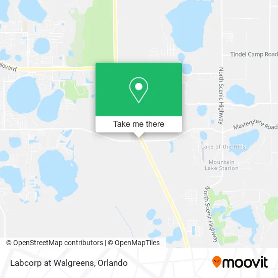 Labcorp at Walgreens map