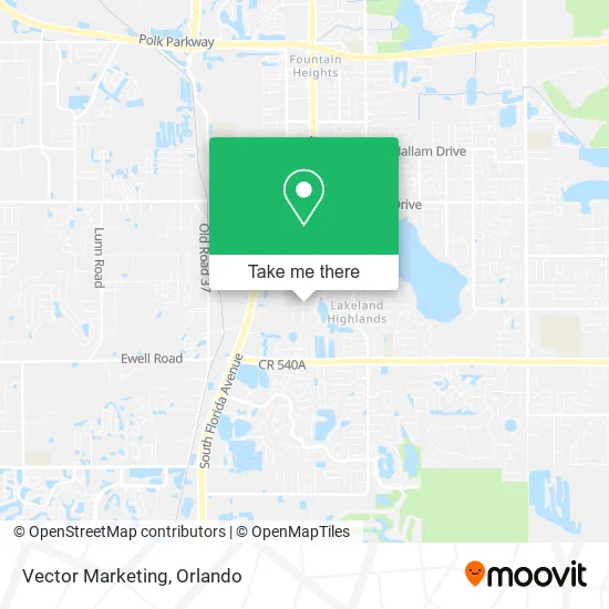 Vector Marketing map