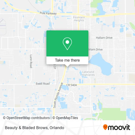 Beauty & Bladed Brows map