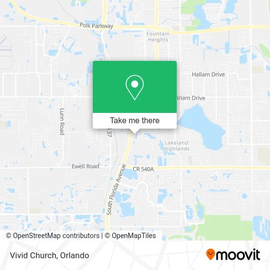 Vivid Church map