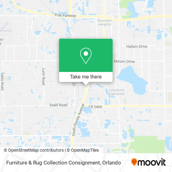Furniture & Rug Collection Consignment map