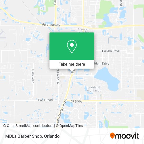 Mapa de MDL's Barber Shop
