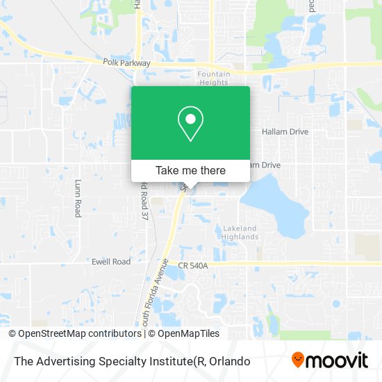Mapa de The Advertising Specialty Institute