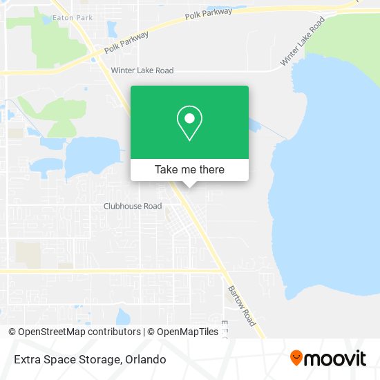 Extra Space Storage map