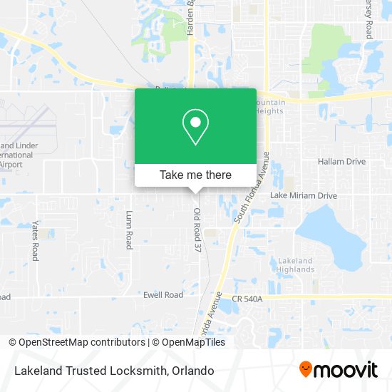 Lakeland Trusted Locksmith map