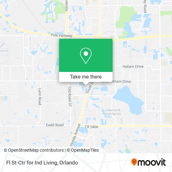Mapa de Fl St-Ctr for Ind Living