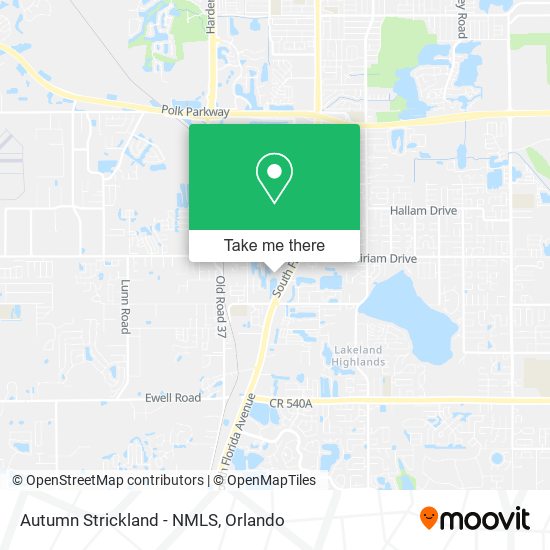 Mapa de Autumn Strickland - NMLS