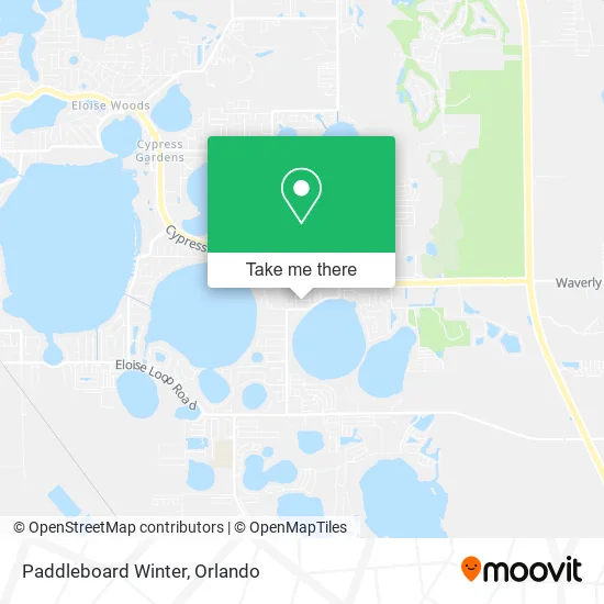 Paddleboard Winter map