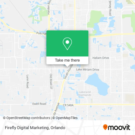 Mapa de Firefly Digital Marketing