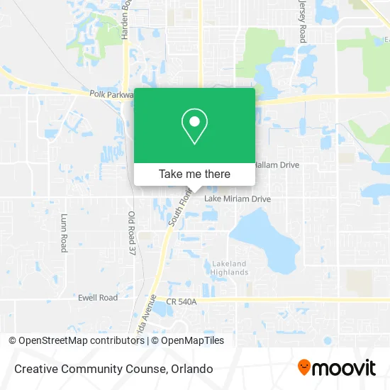 Creative Community Counse map