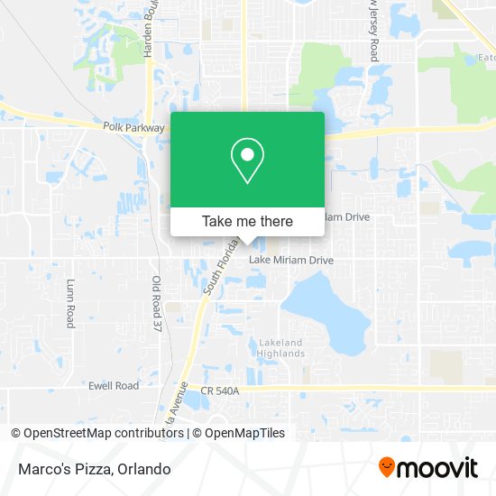 Mapa de Marco's Pizza