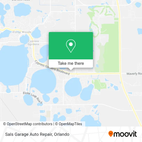 Sals Garage Auto Repair map