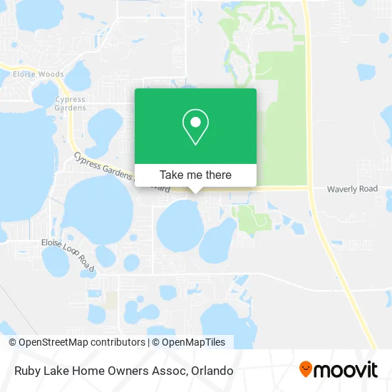 Ruby Lake Home Owners Assoc map