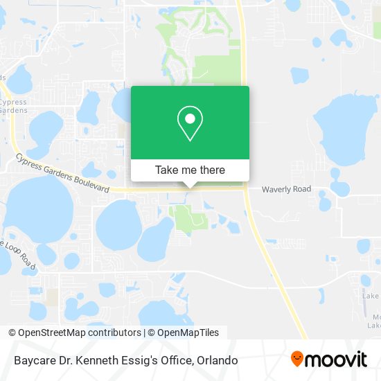 Mapa de Baycare Dr. Kenneth Essig's Office