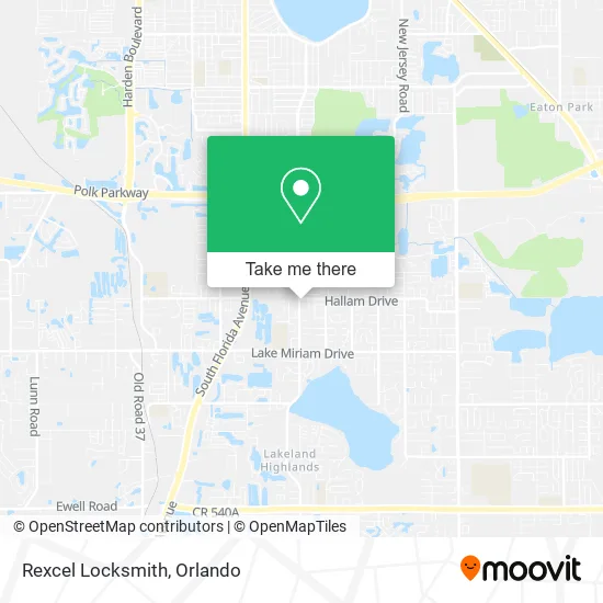 Rexcel Locksmith map