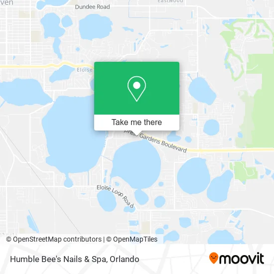 Humble Bee's Nails & Spa map