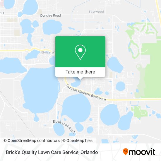 Brick's Quality Lawn Care Service map