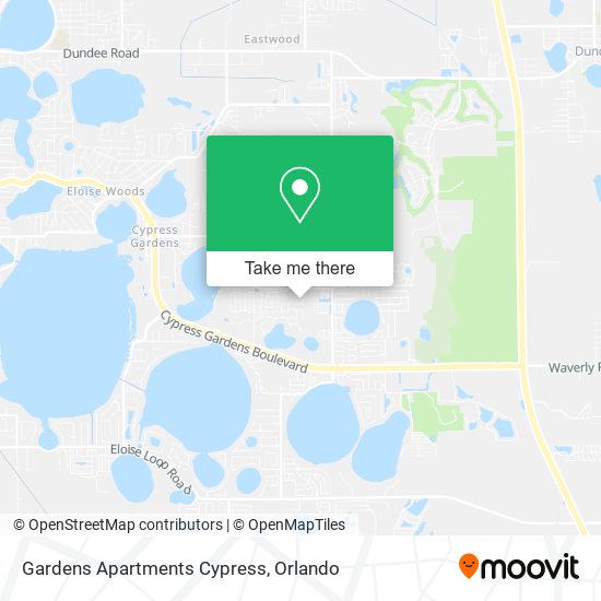 Gardens Apartments Cypress map