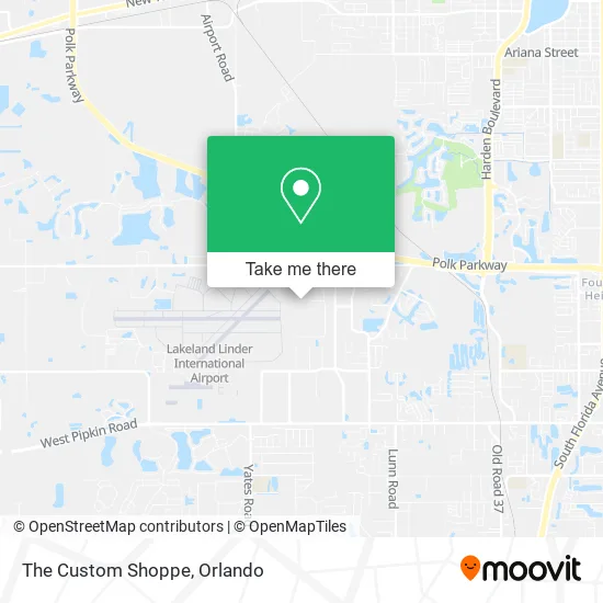 Mapa de The Custom Shoppe